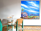 Surf Club with Kombi and Frangipanis - sold