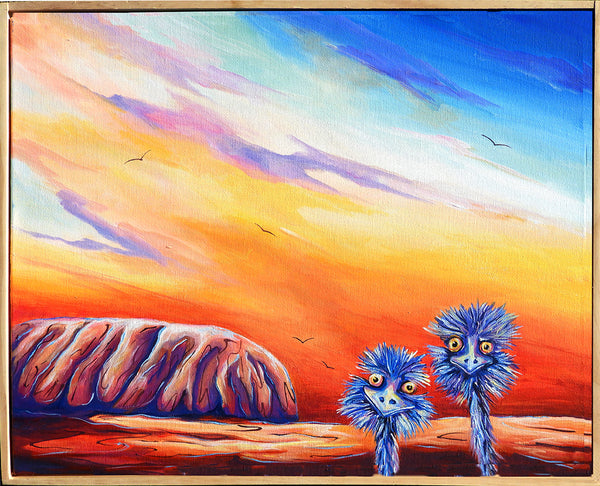 Uluru Emus