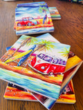 Ceramic Coasters - Surf and Kombi Mix n Match