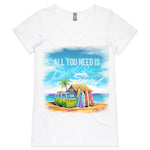 All you Need is... Womens V-Neck T-Shirt