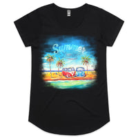 Summer Luvn - Mali Womens Scoop Neck T-Shirt