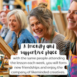 Introduction to Acrylic Painting – Friday Mornings in August