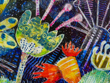 Secret garden - Mixed Media Painting