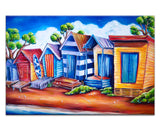 Canvas Print: Bathing Boxes