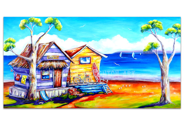 Canvas Print - Summer Shacks