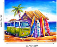 Paint by numbers: Surf Shack (Greenie)