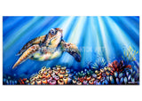Canvas Print: Turtle Reef